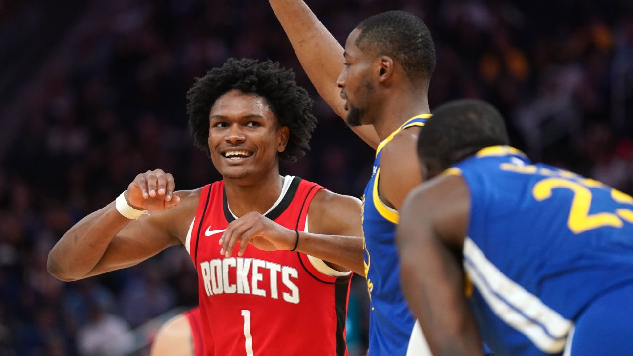Amen Thompson is a popular player this season in salary cap leagues.