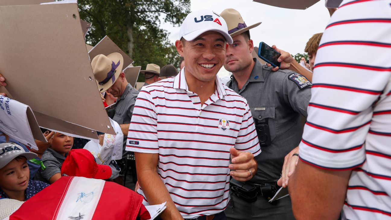 <a href="https://www.espn.com/golf/story/_/id/46529003/collin-morikawa-believe-incited-ryder-cup-crowds" target="_blank">Morikawa: ‘Chaos’ talk not cause of Ryder trouble</a>