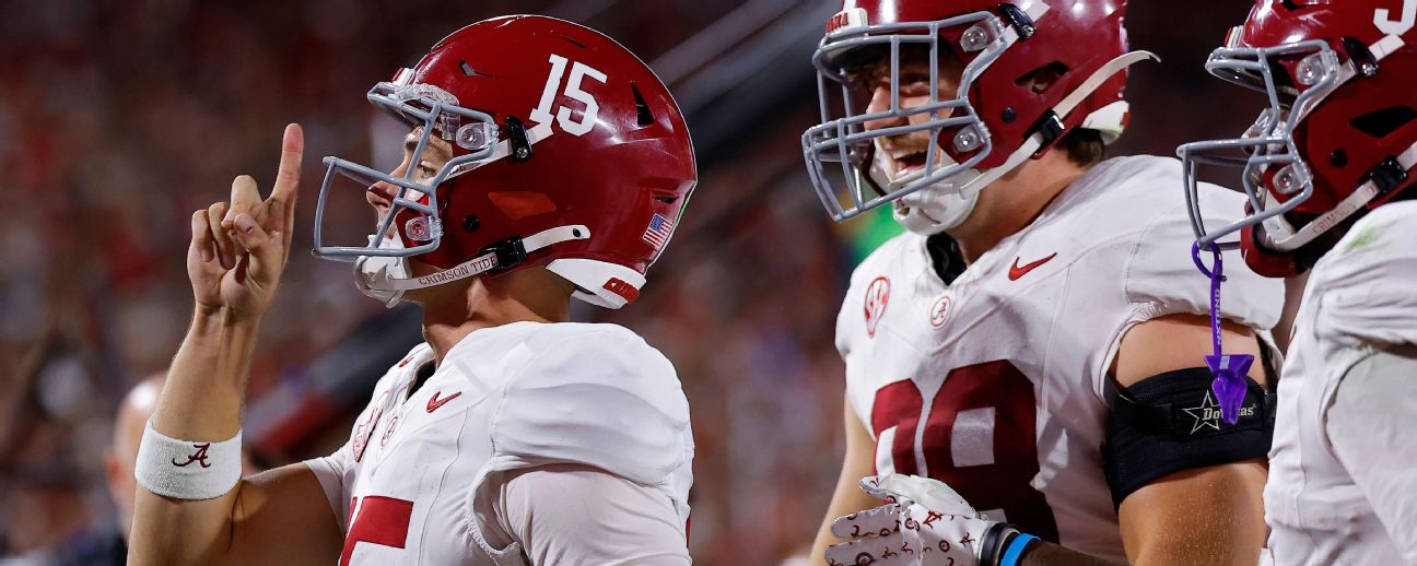 Is Alabama back? Is Oregon the Big Ten’s best? A raucous Week 5 reshuffled expectations
