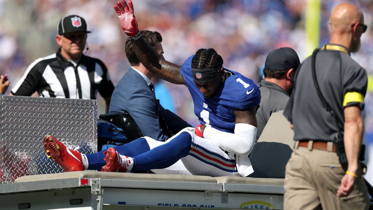Giants’ Rookie Sensation Malik Nabers Out for Season After Shocking Knee Injury: MetLife Turf Under Fire Again