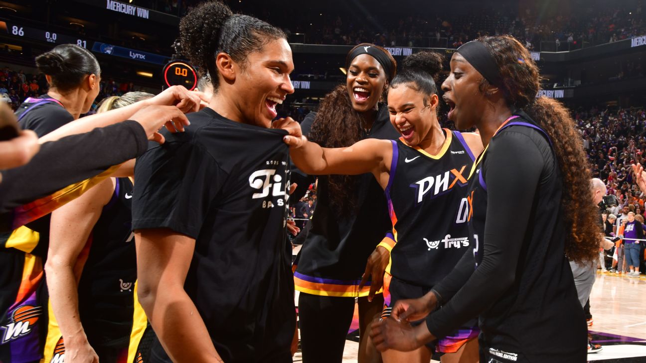 <a href="https://www.espn.com/wnba/story/_/id/46417090/mercury-oust-short-handed-lynx-advance-wnba-finals" target="_blank">Mercury top short-handed Lynx, make WNBA Finals</a>