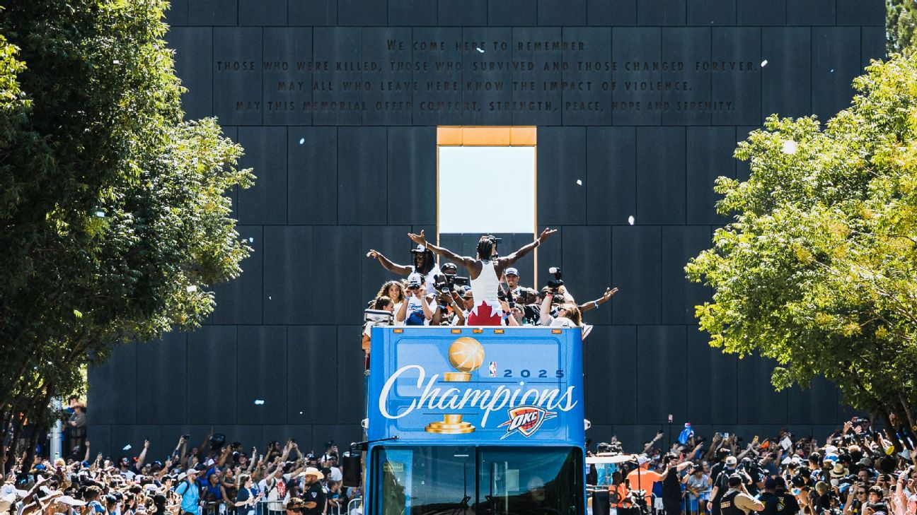 For 30 years, the Oklahoma City bombing -- the most devastating act of homegrown terrorism in history -- has been seared into the identity of the city. Since 2008, the Thunder have been trying to honor it -- and give the fans a new one.