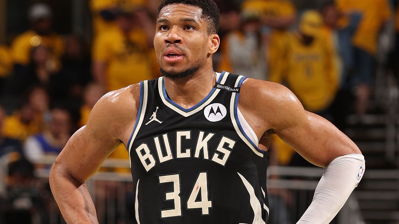 Giannis Antetokounmpo out for Golden State's visit to Milawaukee