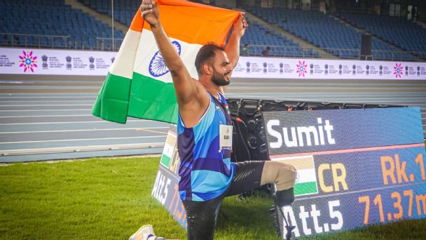 Sumit Antil — Article image accompanying India at Asian Para Games 2026: Full schedule of medal events and fixtures on October 23 on WagerUp Sports News.