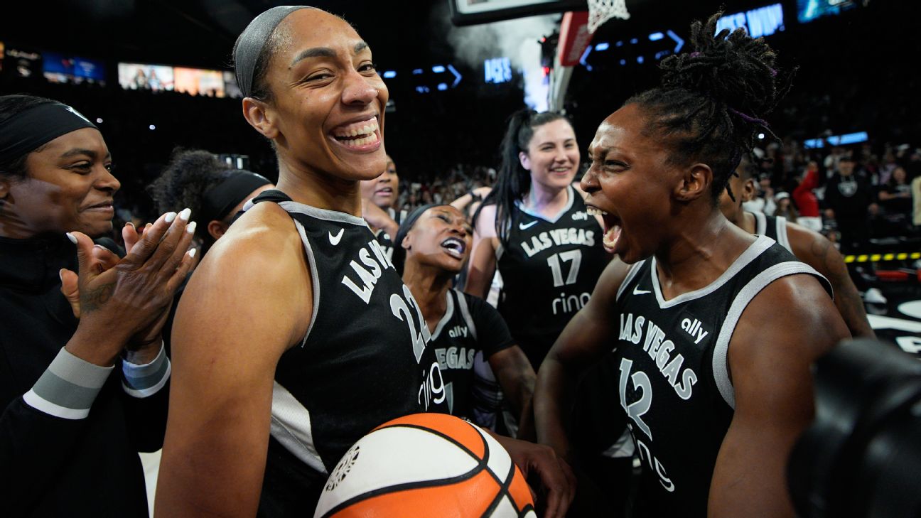 <a href="https://www.espn.com/wnba/story/_/id/46444658/aces-finish-fever-ot-game-5-reach-wnba-finals" target="_blank">Aces ride ‘twisty, windy’ road back to WNBA Finals</a>