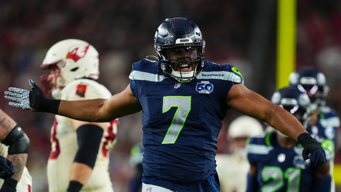 Uchenna Nwosu defied the odds to return to NFL, and shine for the Seattle  Seahawks - ESPN
