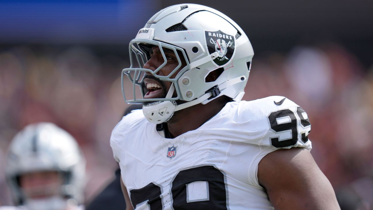 Why Thomas Booker IV and Raiders' D-line will be key in Indy - ESPN