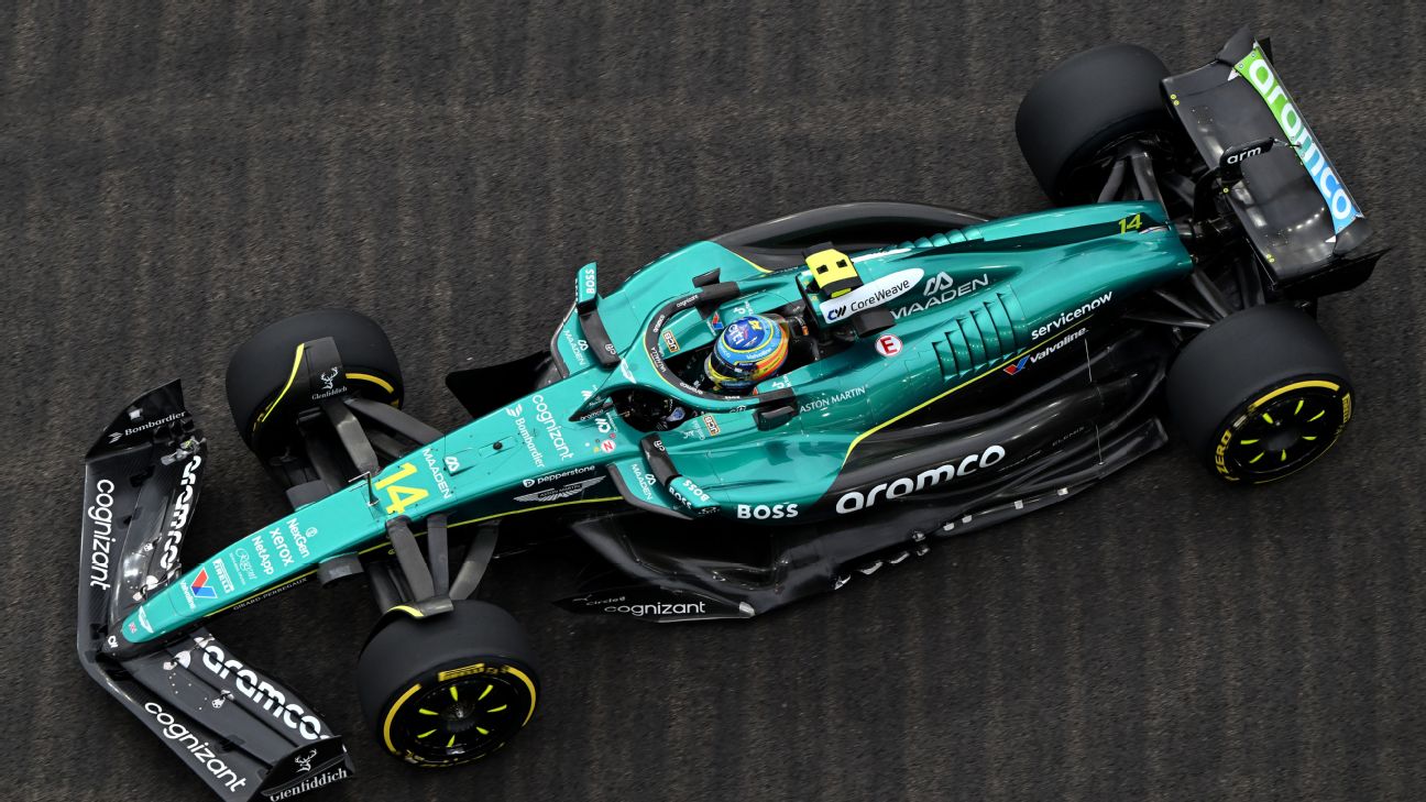 Alonso quickest over Leclerc in Singapore GP first practice - ESPN