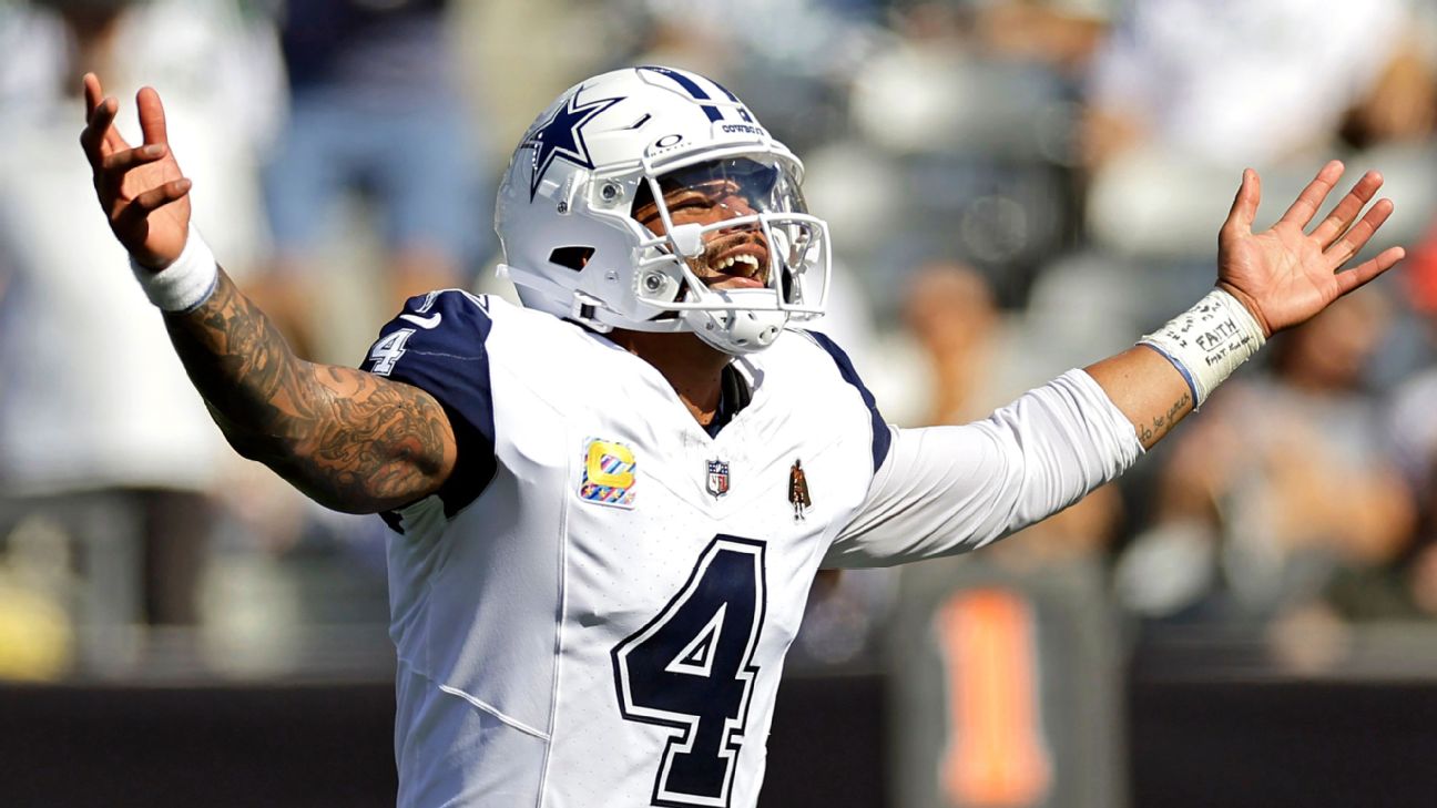 Cowboys' Prescott refuses to sit final 2 games, vows '26 rebound - ESPN