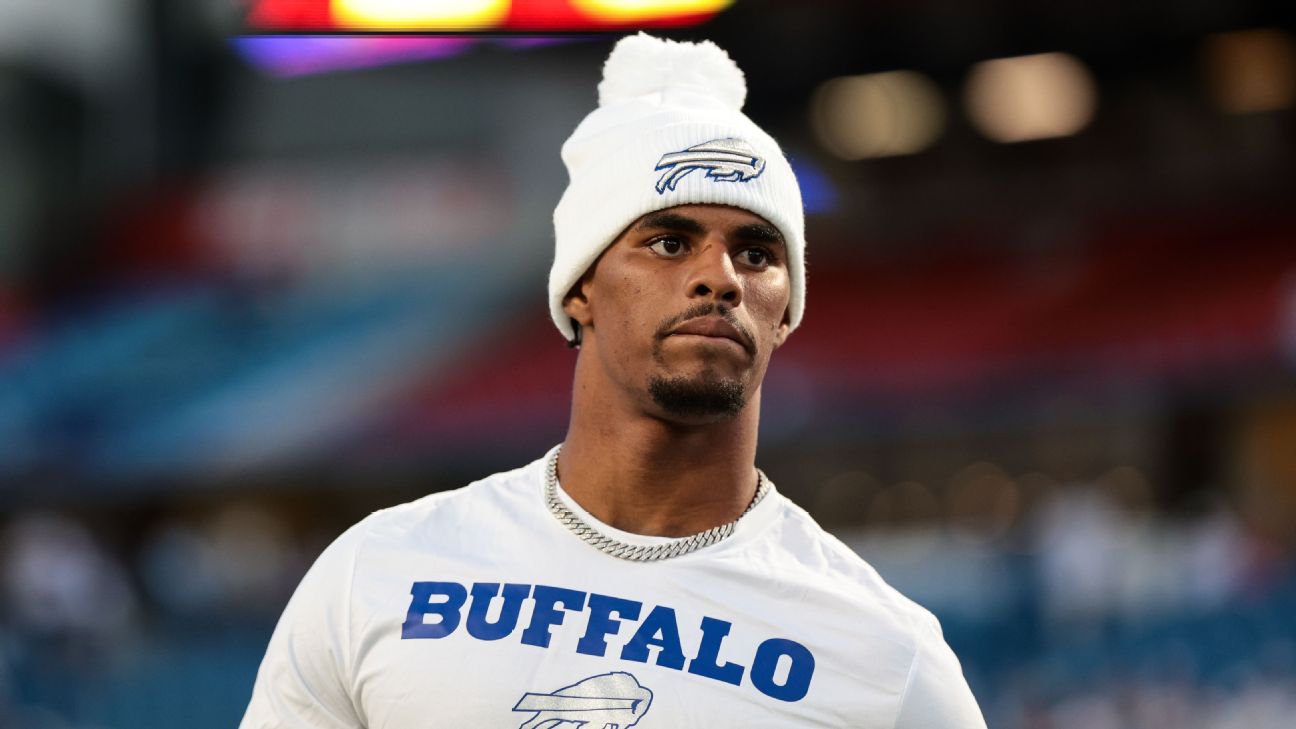 <a href="https://www.espn.com/nfl/story/_/id/46513232/buffalo-bills-wr-keon-coleman-benched-first-drive-snf" target="_blank">Bills benched WR Coleman for disciplinary reasons</a>