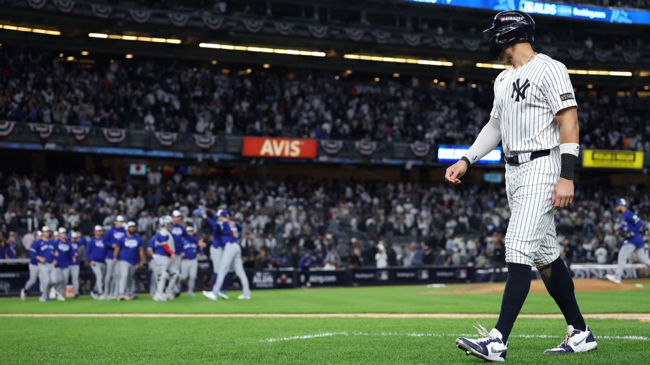 <a href="https://www.espn.com/mlb/story/_/id/46539244/yankees-stunned-championship-aspirations-dashed-alds" target="_blank">Yankees left in disbelief: ‘Didn’t finish the goal’</a>