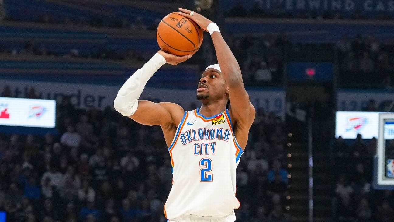 Reigning NBA MVP Shai Gilgeous-Alexander scored a career-high 32.7 PPG last season.