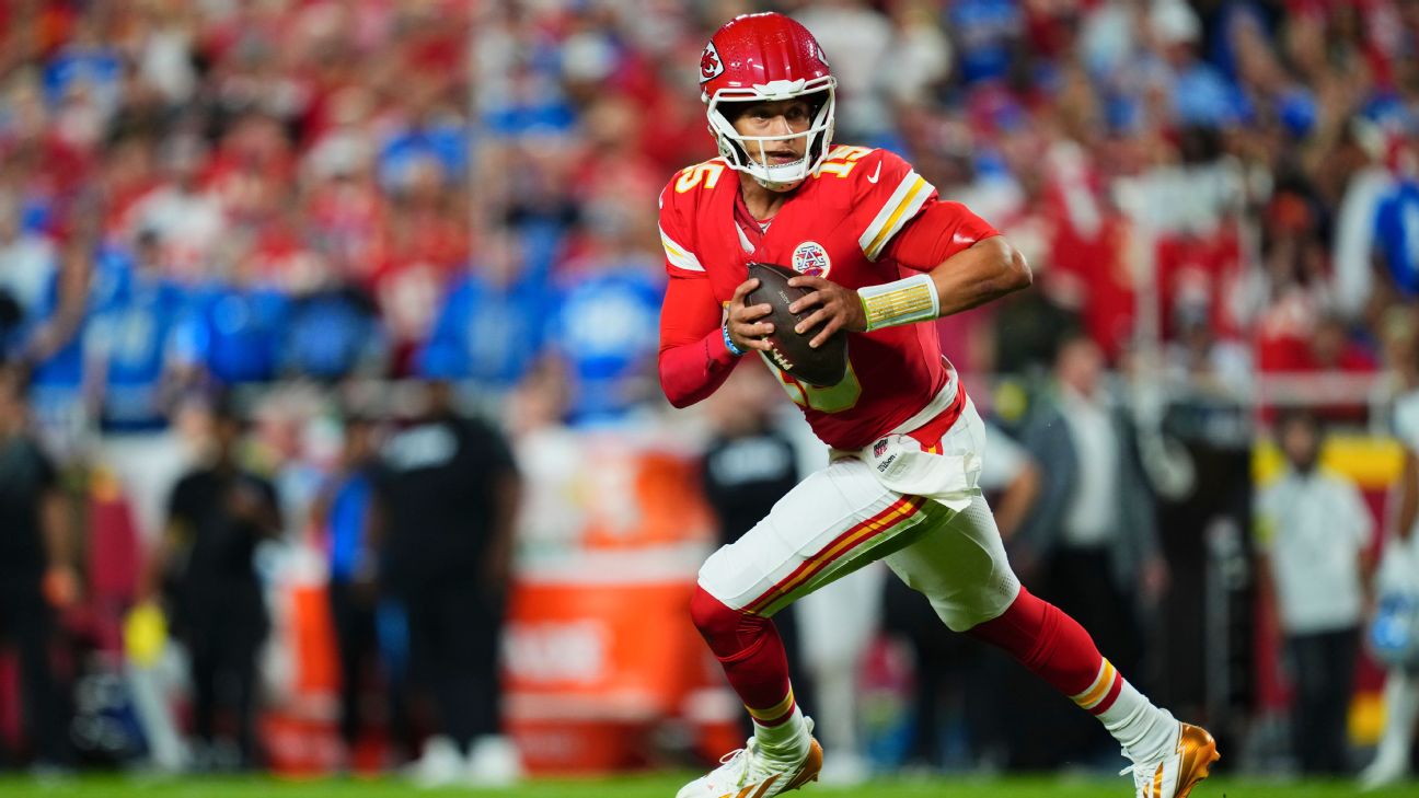 <a href="https://www.espn.com/nfl/story/_/id/46531418/nfl-week-6-2025-season-questions-takeaways-lessons-stats-recap-every-game" target="_blank">Questions, takeaways from NFL Week 6: Patrick Mahomes’ 4 total TDs lead Chiefs; Panthers and Chargers win thrillers</a>