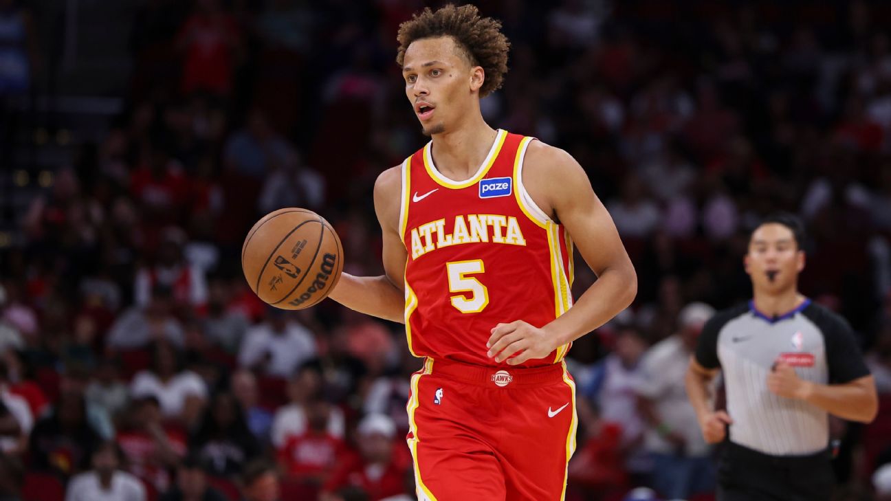 Hawks guard Dyson Daniels has been a huge success story for Atlanta.
