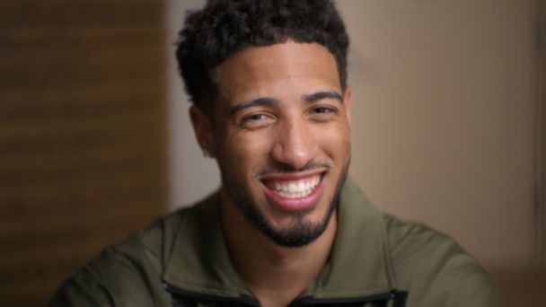 Indiana Pacers guard Tyrese Haliburton poses in Netflix's "Starting 5."