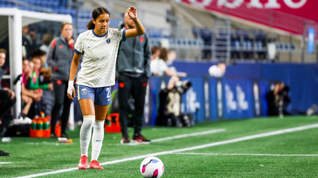 Article image accompanying USWNT's Jordyn Bugg signs new Seattle Reign contract through 2030 on WagerUp Sports News.