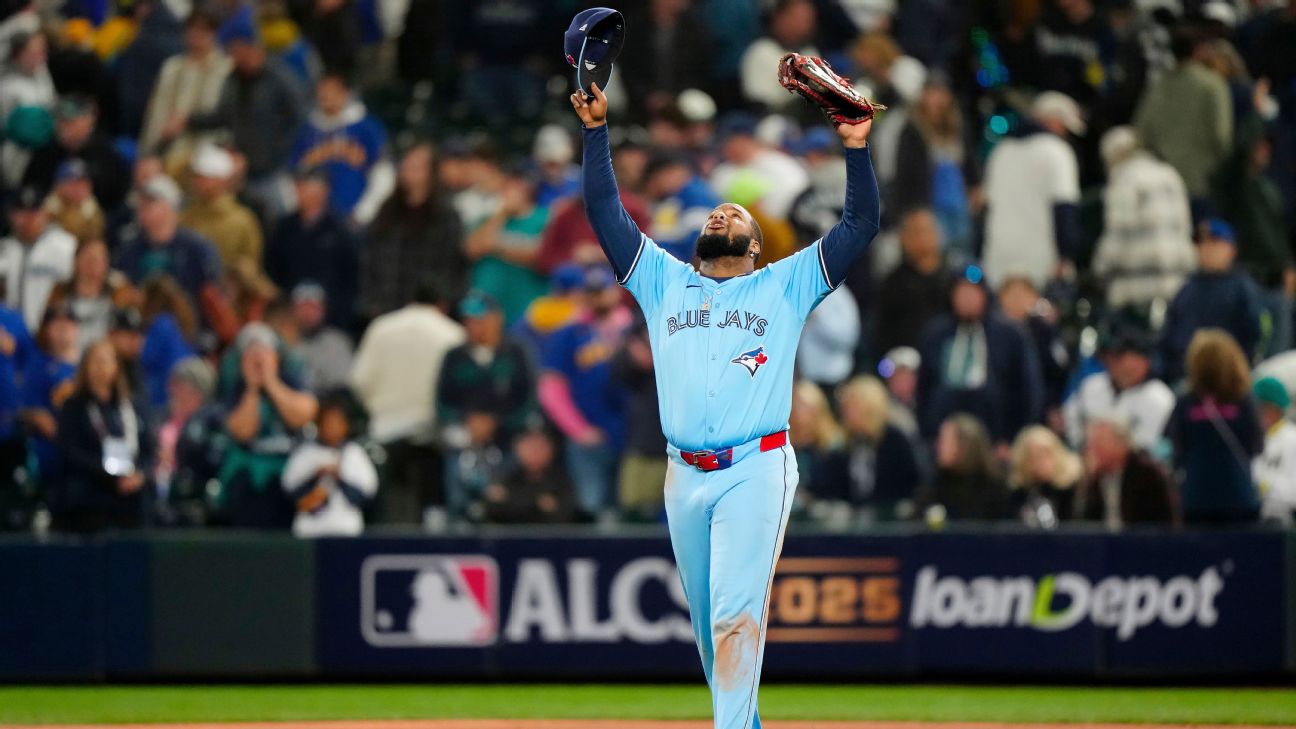 <a href="https://www.espn.com/mlb/story/_/id/46611073/blue-jays-smash-5-home-runs-game-3-rout-mariners-cut-alcs-deficit-2-1" target="_blank">Vlad Jr., Springer jolt Jays offense in Game 3 rout</a>