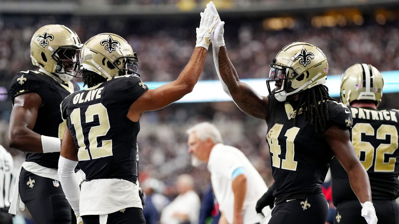 <a href="https://www.espn.com/nfl/story/_/id/46618812/saints-alvin-kamara-chris-olave-address-trade-rumors" target="_blank">Amid rumors, Saints’ Kamara wants to stay put</a>