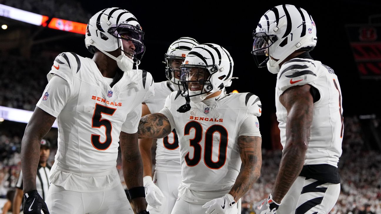 Bengals' tandem of Ja'Marr Chase, Tee Higgins rewarding paydays - ESPN