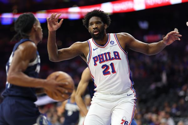 Joel Embiid returned to the court for the first time since February on Friday, finishing with 14 points, 7 rebounds, 8 assists, 3 steals and 4 turnovers in the 76ers' preseason finale.
