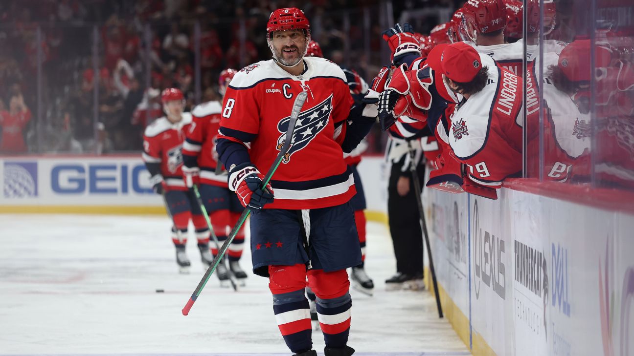 <a href="https://www.espn.com/nhl/story/_/id/46631632/alex-ovechkin-scores-898th-career-goal-capitals-top-wild" target="_blank">Ovechkin gets 898th goal, Caps win 4th straight</a>