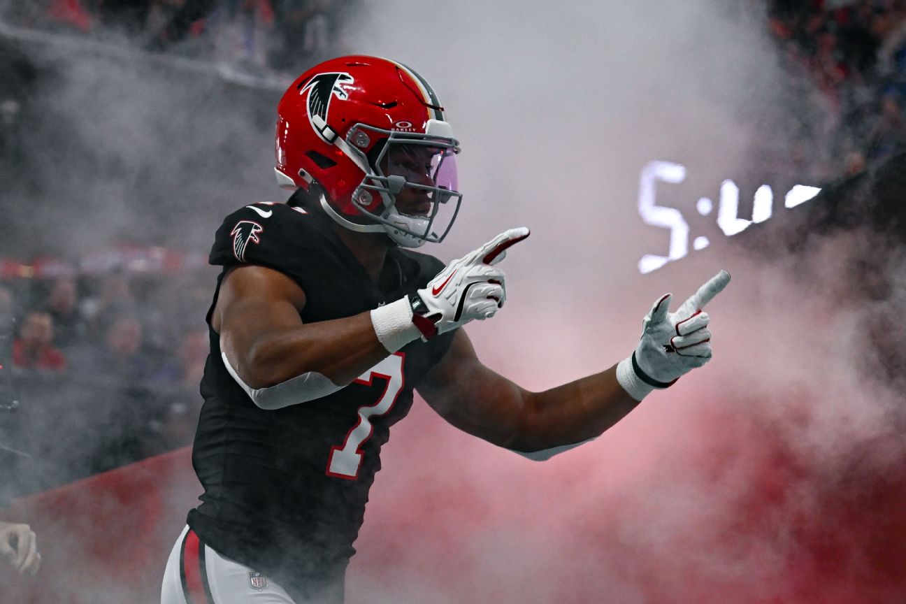 Bijan Robinson, the No. 2 overall pick on average in fantasy leagues, delivered on those expectations on Thursday night. — Article image accompanying Fantasy football buzz: Bijan Robinson, Falcons offense back in a big way on WagerUp Sports News. Bijan Robinson, the No. 2 overall pick on average in fantasy leagues, delivered on those expectations on Thursday night. — Article image accompanying Fantasy football buzz: Bijan Robinson, Falcons offense back in a big way on WagerUp Sports News.