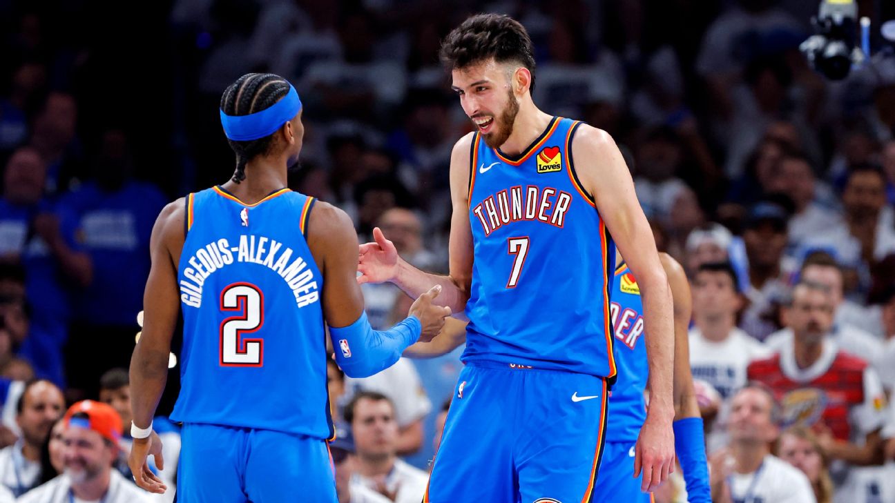 Shai Gilgeous-Alexander and Chet Holmgren's Thunder are big favorites to take home the NBA championship.
