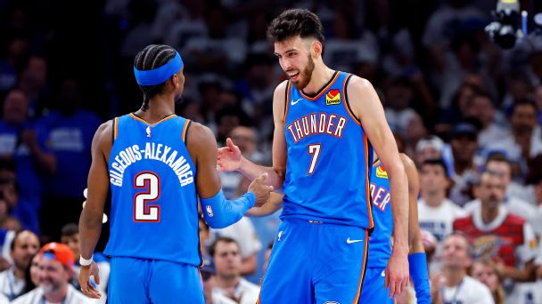 Shai Gilgeous-Alexander and Chet Holmgren's Thunder are big favorites to take home the NBA championship.