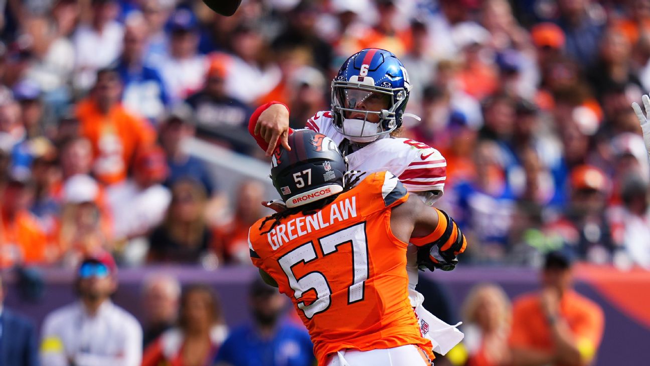<a href="https://www.espn.com/nfl/story/_/id/46664094/broncos-dre-greenlaw-suspended-1-game-nfl-unsportsmanlike-conduct-referee" target="_blank">Broncos LB Greenlaw suspended 1 game by NFL</a>