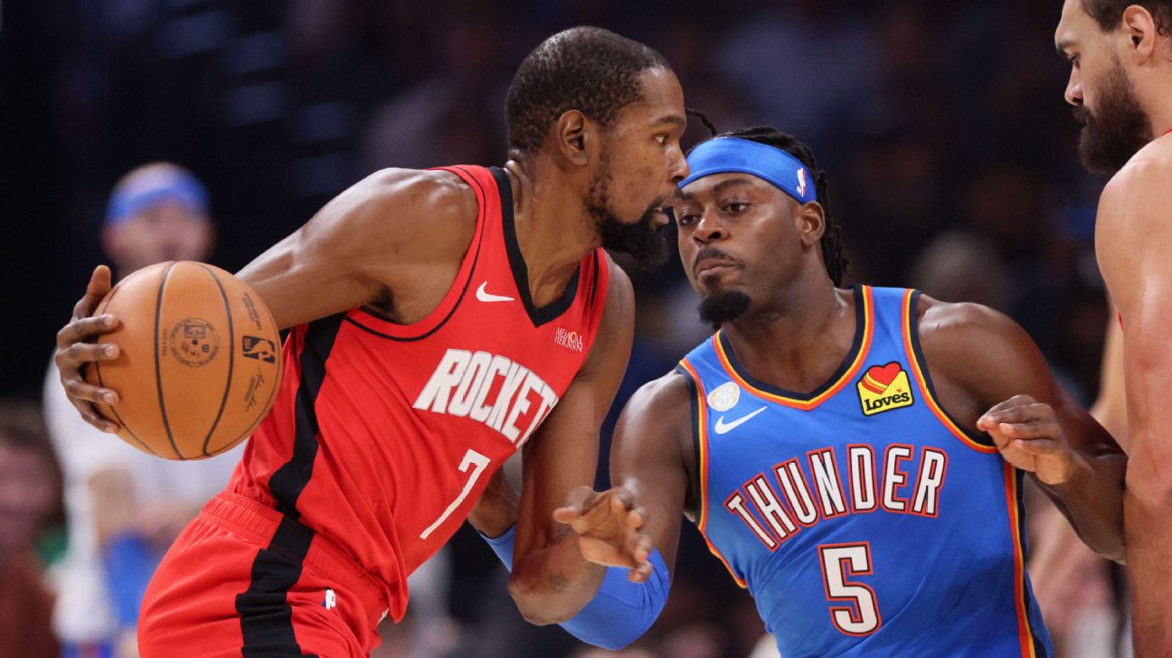 NBA opening night live: Thunder-Rockets; Lakers-Warriors