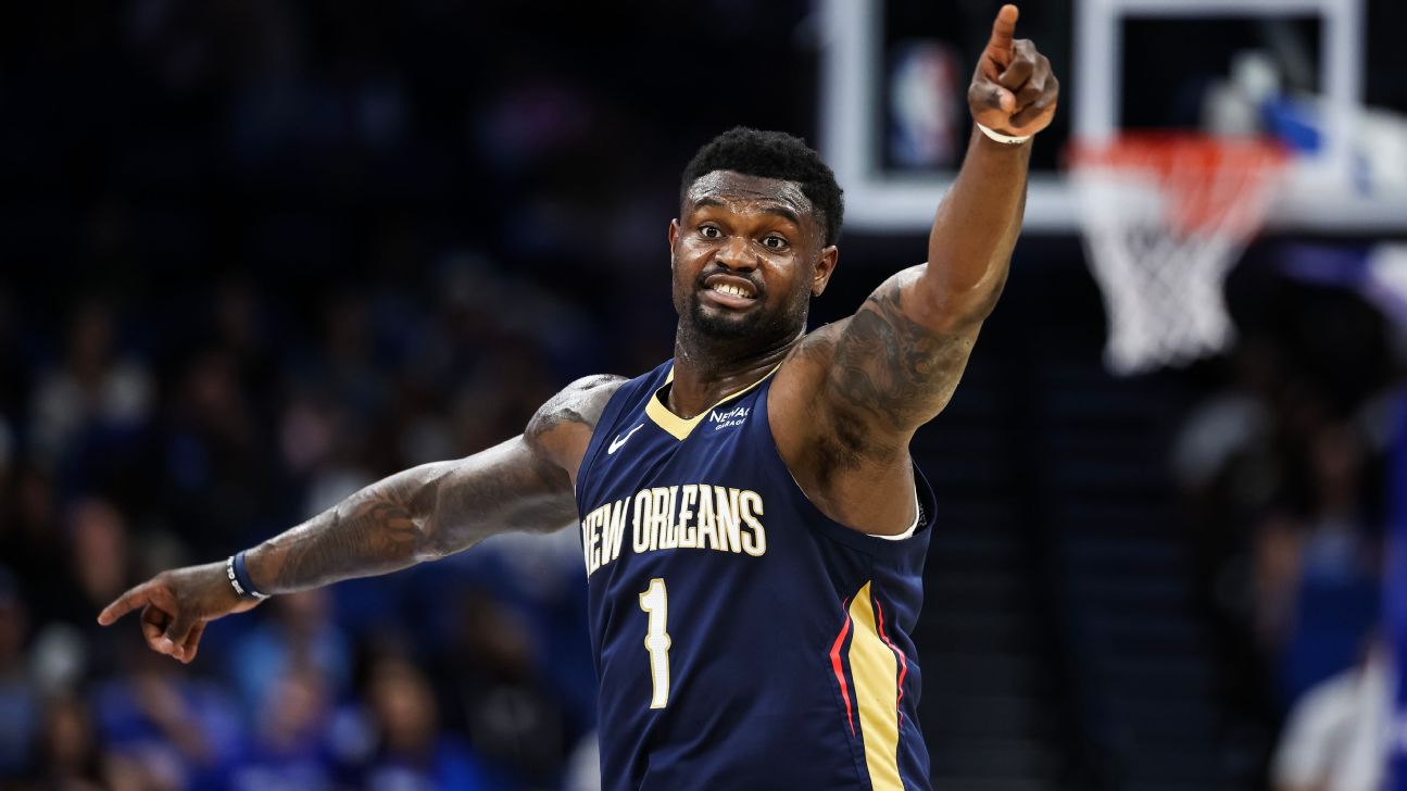 How many points will Zion Williamson score for the New Orleans Pelicans on Wednesday?