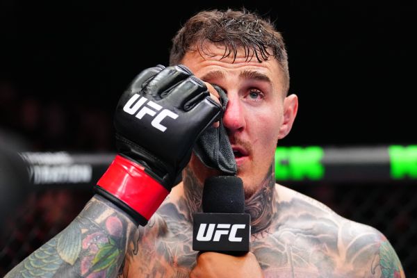 Aspinall-Gane ruled no contest after eye poke in UFC title bout
