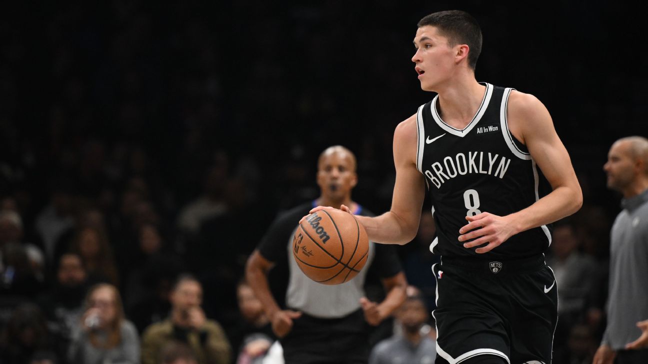 Rookie Egor Demin, the No. 8 overall pick in June, is a bright spot early this season on the young Nets.