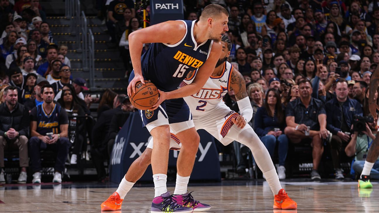 Despite a slow shooting start, Nikola Jokic has recorded a triple-double in each of the Nuggets' first two games.