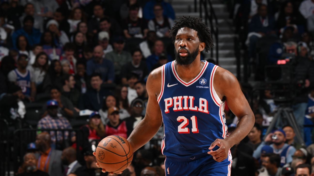 Joel Embiid is expected to return to the Philadelphia 76ers lineup after missing Monday's game.