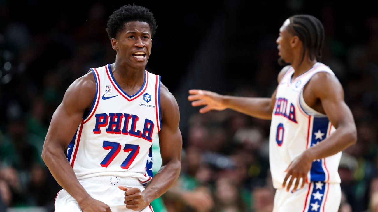 VJ Edgecombe's hot start is one of the NBA's biggest stories through the first week of the season.