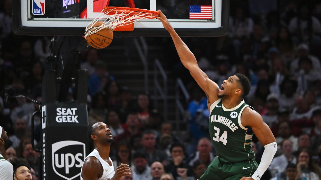 Giannis Antetokounmpo is doing it all this season, even when other Bucks are off to slow starts.