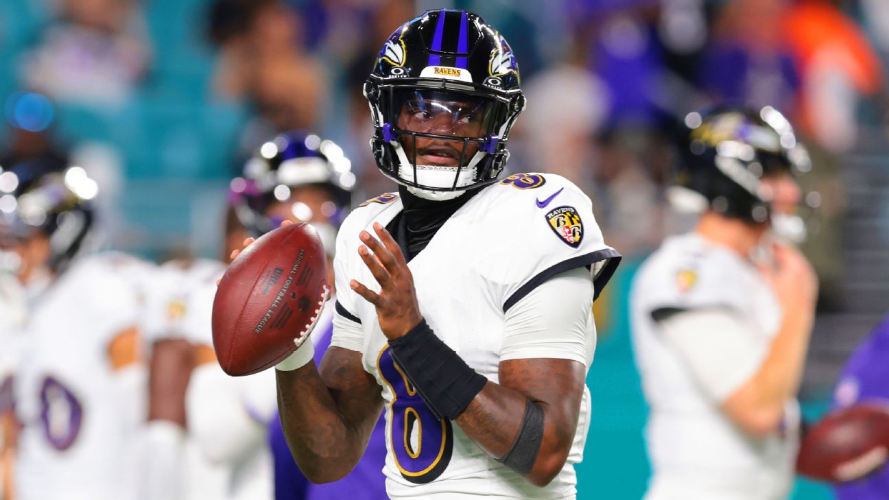 <a href="https://www.espn.com/nfl/story/_/id/46788947/ravens-confidence-soars-lamar-jackson-thrives-return" target="_blank">Lamar return has Ravens feeling ‘dangerous’ again</a>