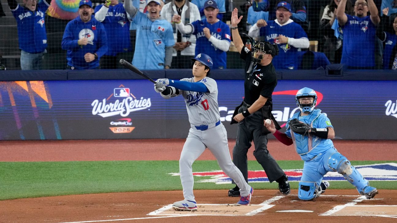 Dodgers Blue Jays Clash Toronto MLB World Series Game 7 Decides Champion