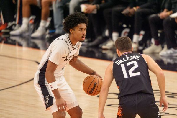 Sources: Spurs' Dylan Harper (calf strain) expected out weeks