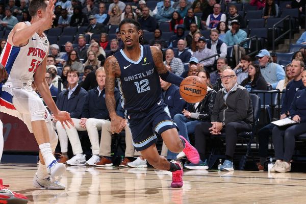 Ja Morant returns from suspension, starts against Pistons