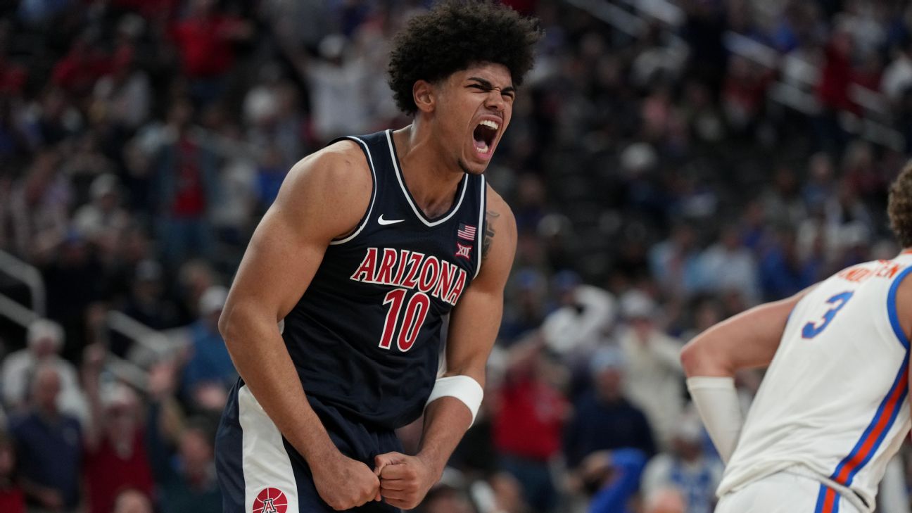 <a href="https://www.espn.com/mens-college-basketball/story/_/id/46839888/freshman-koa-peat-leads-arizona-men-basketball-win-defending-ncaa-champion-florida" target="_blank">Peat wows in debut as Arizona beats No. 3 Florida</a>