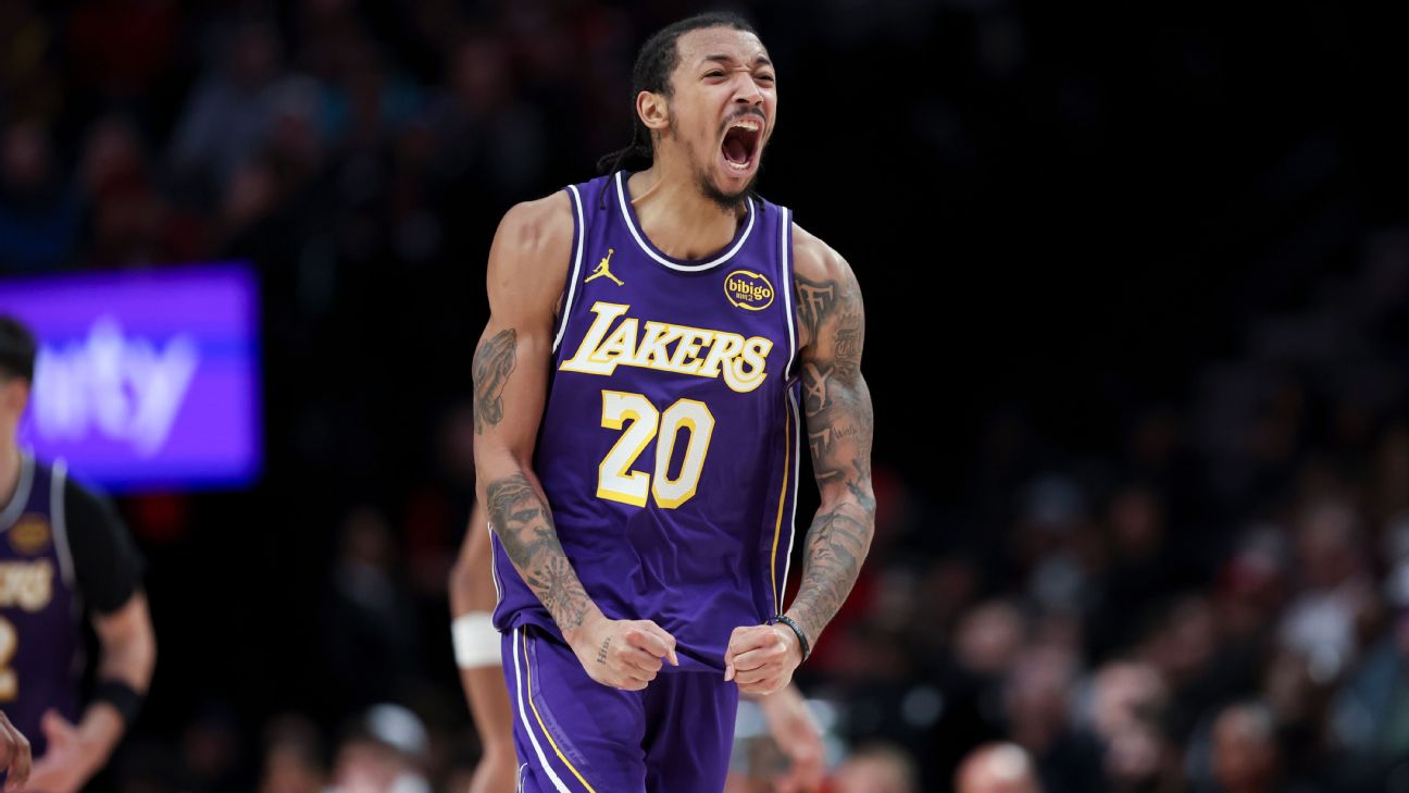 Short-Handed Lakers Rally Behind Smith, Ayton, Hachimura To Beat Blazers