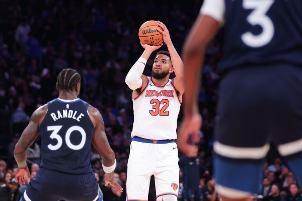 Karl-Anthony Towns 'still stunned' by trade as Knicks rout Wolves