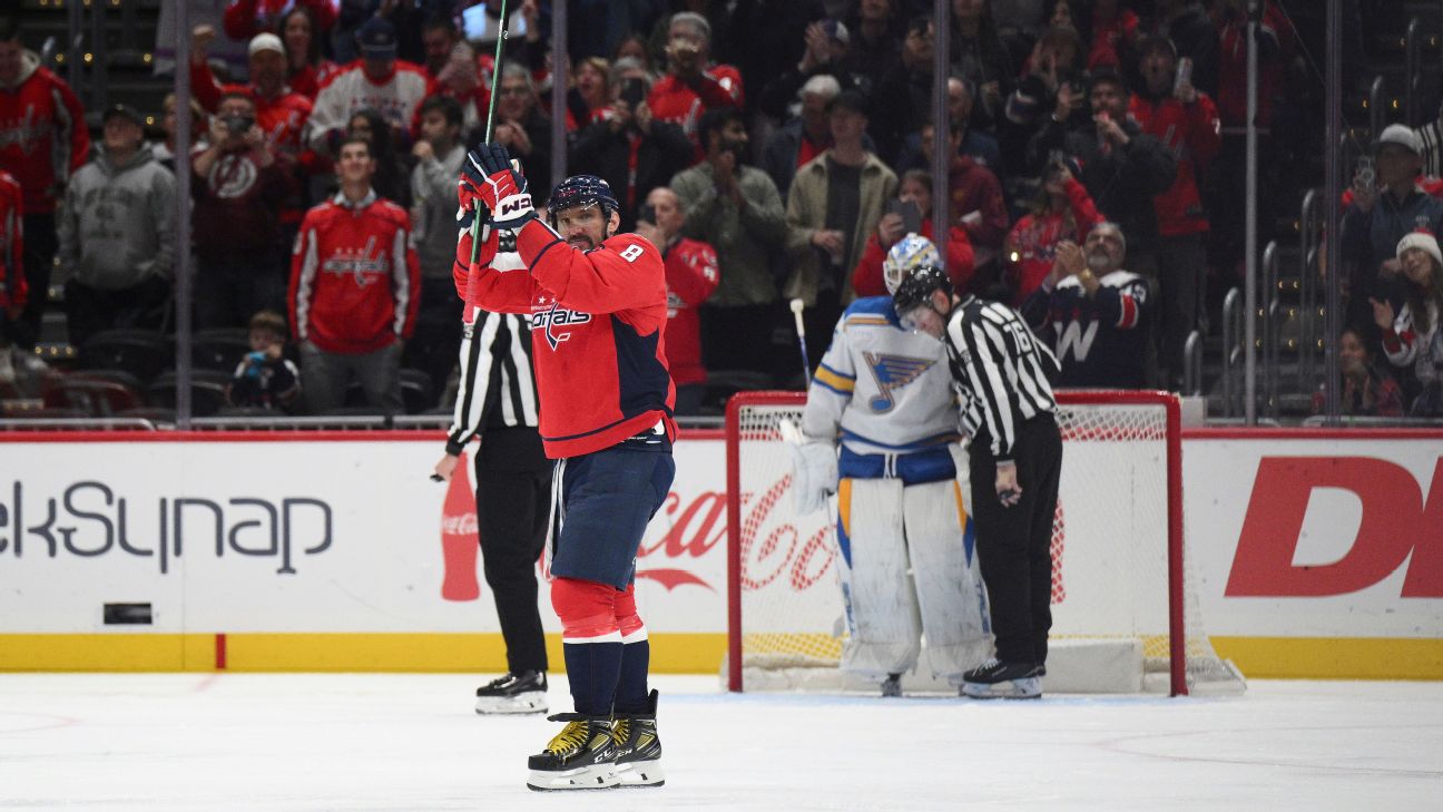 <a href="https://www.espn.com/nhl/story/_/id/46866122/blues-goalie-jordan-binnington-attempts-hide-puck-capitals-alex-ovechkin-900th-goal" target="_blank">Binnington tries to hide puck from Ovi’s 900th goal</a>