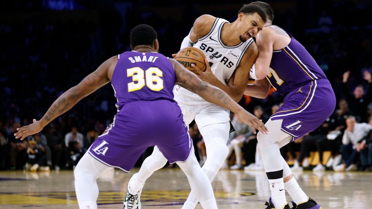 San Antonio Spurs vs Lakers Match Player Stats