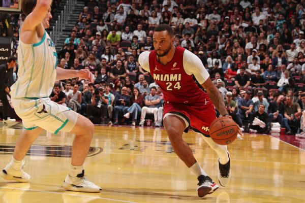 Heat set franchise record with 53-point 1st quarter, hammer Hornets