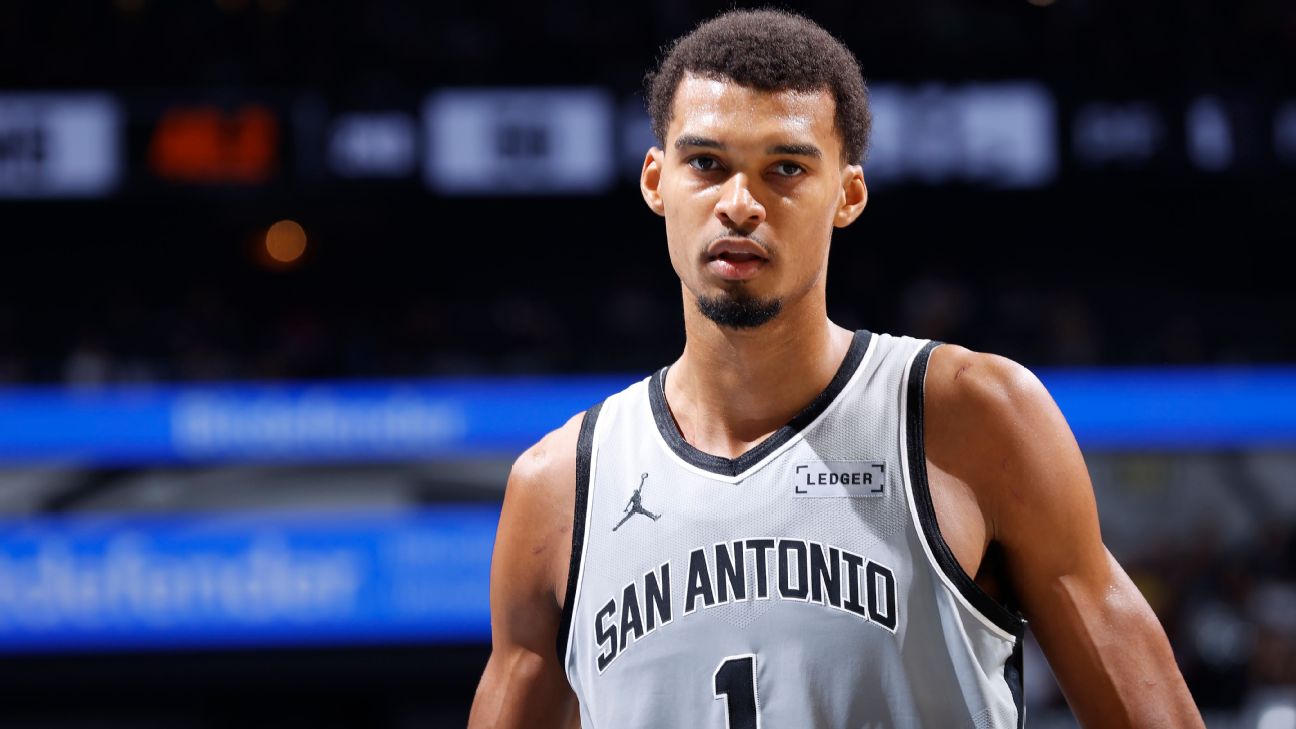 Sources: Spurs' Victor Wembanyama out for few weeks with calf strain