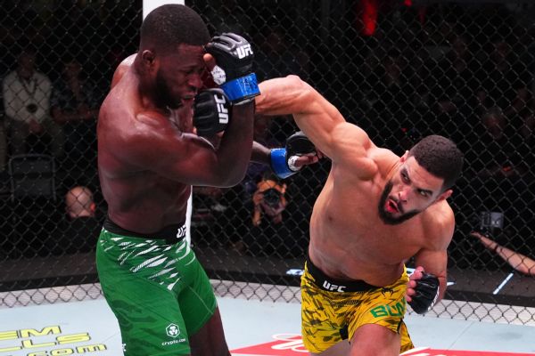 Gabriel Bonfim knocks out Randy Brown in UFC main event