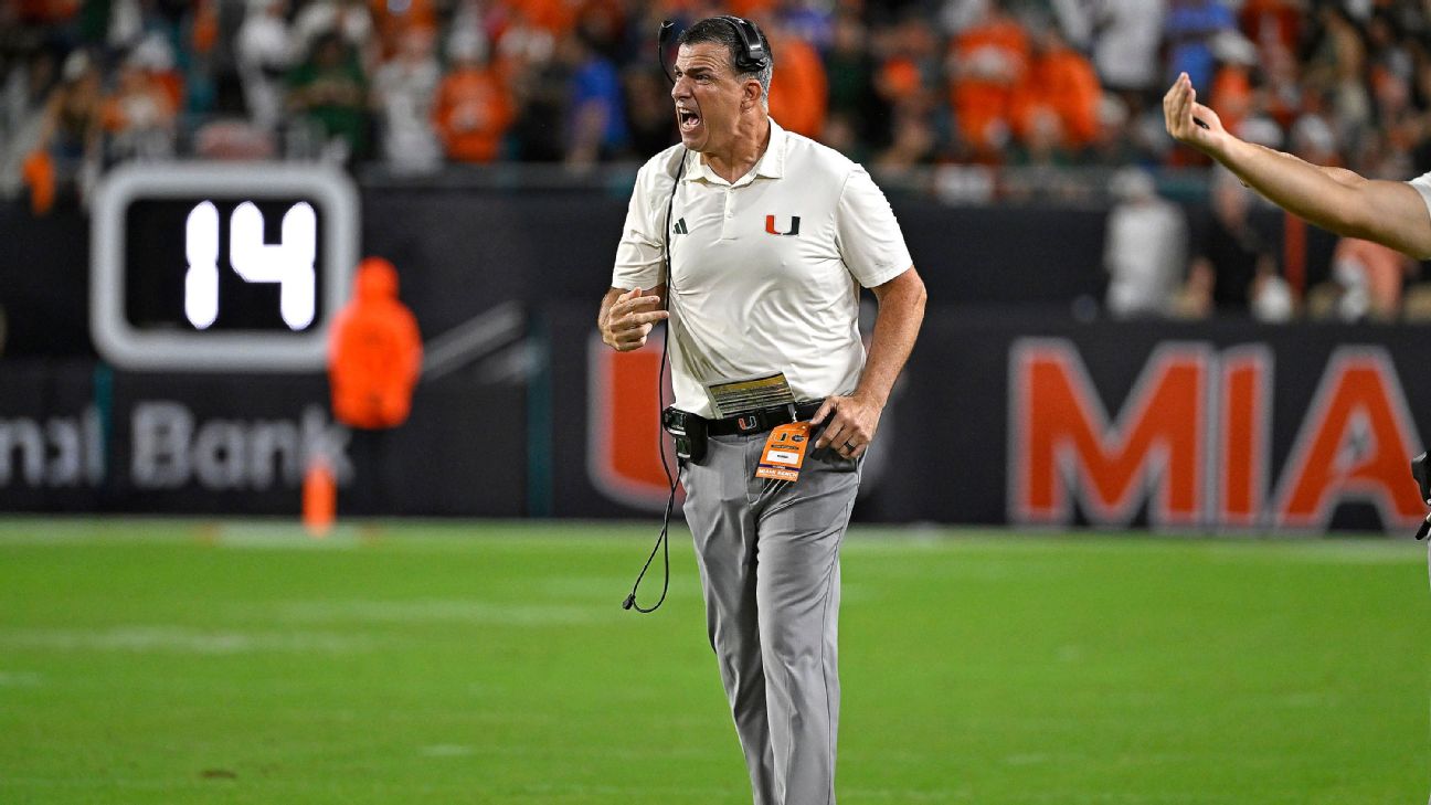 <a href="https://www.espn.com/college-football/story/_/id/46930535/anger-index-week-12-college-football-playoff-ranking-2025" target="_blank">Let’s get mad! Why Miami and Texas Tech top our Week 12 Anger Index</a>